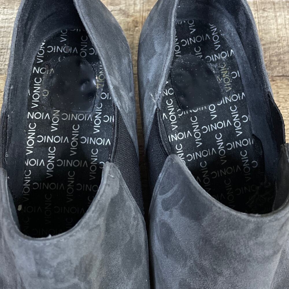 Vionic GRAY Ankle Booties - Picture 9 of 10
